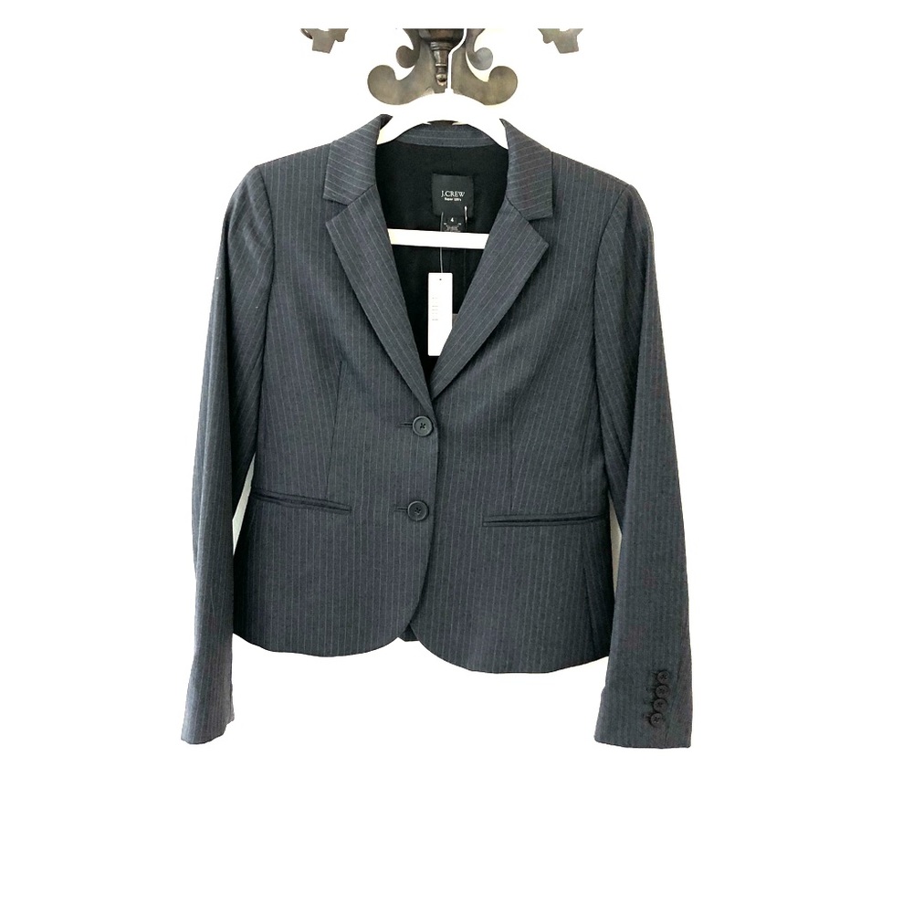 J. Crew Pinstripe Blazer